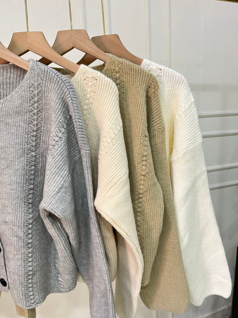 Winter Soft Heavy Knitted Cardigan